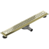 Mexen Flat 360° M15 scurgere liniiră rotativă 70 cm, Auriu - 1524070-40