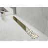 Mexen Flat 360° M15 scurgere liniiră rotativă 70 cm, Auriu - 1524070-40