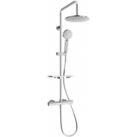 Mexen KT40 set de duș cu montare pe perete, cu duș de ploaie și baterie termostatică, crom - 771504093-00