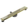 Mexen Flat 360° M08 scurgere liniară rotativă 50 cm, aurie - 1525050-40