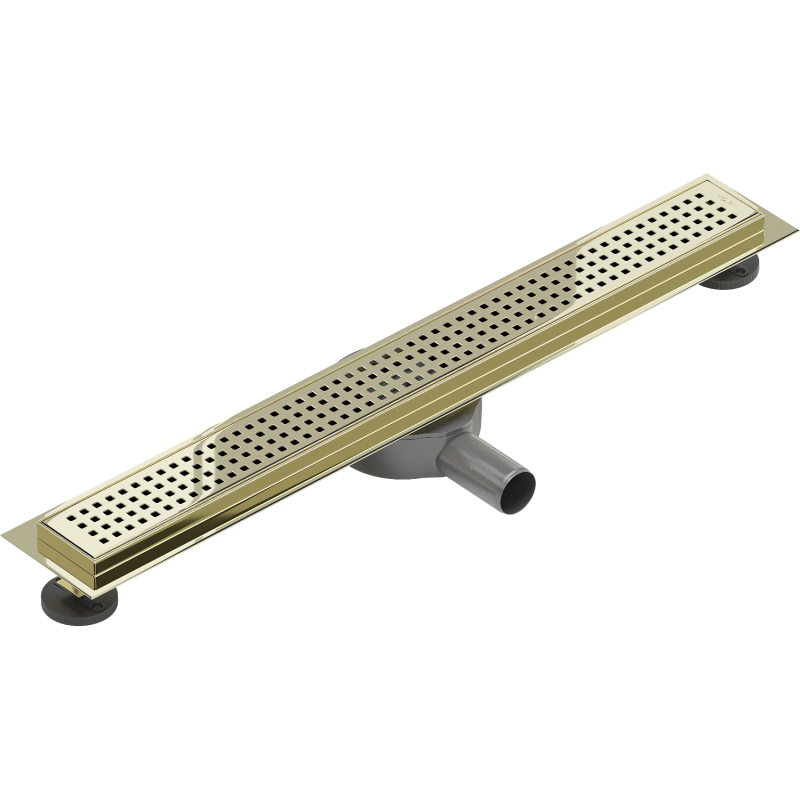 Mexen Flat 360° M08 scurgere liniară rotativă 70 cm, aurie - 1525070-40