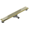 Mexen Flat 360° M08 scurgere liniară rotativă 70 cm, aurie - 1525070-40
