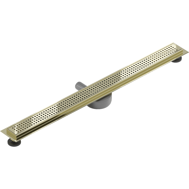 Mexen Flat 360° M08 scurgere liniară rotativă 80 cm, aurie - 1525080-40