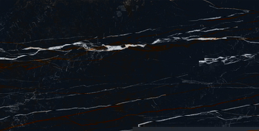 Mexen Flamingo Proba de gresie glazurată neagră rectificată G1, placă de podea și perete, luciu înalt - TL215-00-S