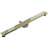 Mexen Flat 360° M08 scurgere liniiră rotativă 90 cm, Auriu - 1525090-40