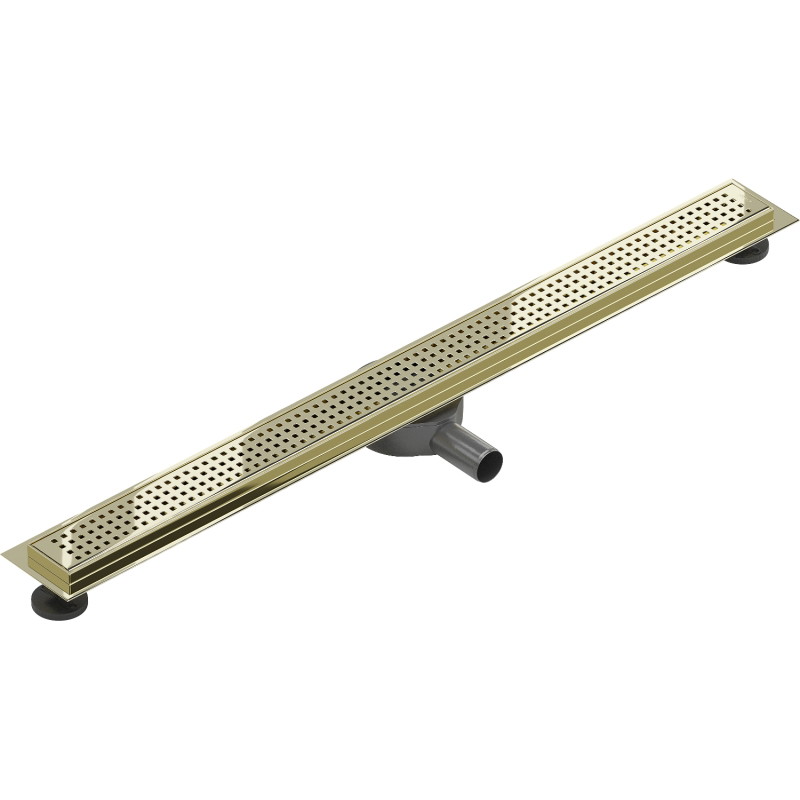 Mexen Flat 360° M08 sifon liniar rotativ 100 cm, auriu - 1525100-40