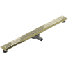 Mexen Flat 360° M08 canalizare liniară rotativă 100 cm, aurie - 1525100-40