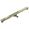 Mexen Flat 360° M08 scurgere liniară rotativă 100 cm, aurie - 1525100-40