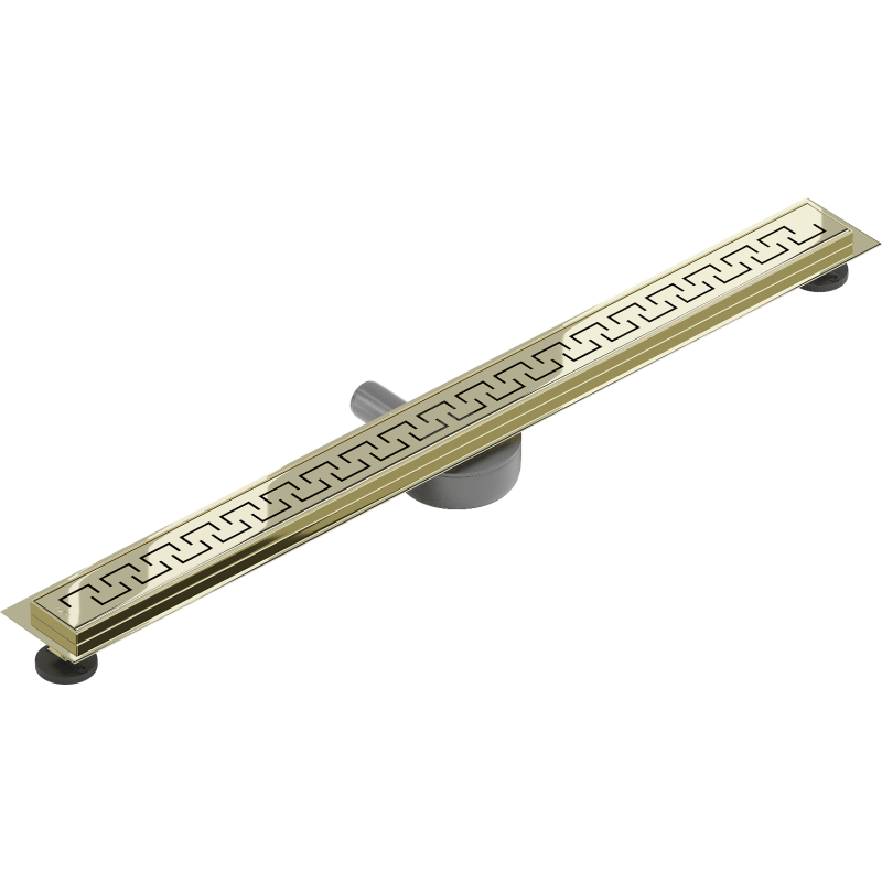 Mexen Flat 360° M15 scurgere liniară rotativă 80 cm, auriu - 1524080-40