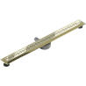 Mexen Flat 360° M18 scurgere liniară rotativă 90 cm, auriu - 1523090-40