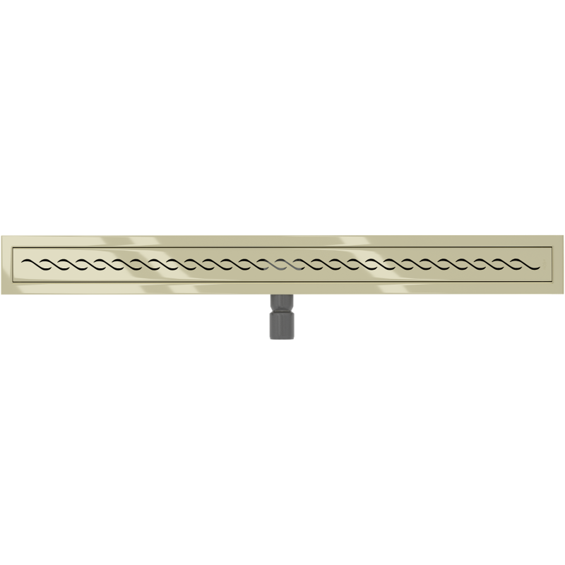 Mexen Flat 360° M18 scurgere liniară rotativă 80 cm, aur - 1523080-40