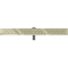 Mexen Flat 360° M12 scurgere liniară rotativă 100 cm, auriu - 1521100-40