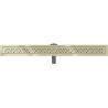 Mexen Flat 360° M12 scurgere liniiră rotativă 100 cm, Auriu - 1521100-40