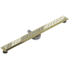 Mexen Flat 360° M12 scurgere liniară rotativă 100 cm, auriu - 1521100-40