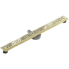 Mexen Flat 360° M01 scurgere de duș liniară rotativă 100 cm, auriu - 1520100-40