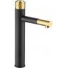 Mexen Diamond magas mosdócsaptelep, fekete/arany - 71510-75