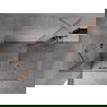Mexen Mist H Duo nyíló zuhanykabin 100 x 70 cm, átlátszó, csiszolt réz - 8A5-100L-070P-65-00