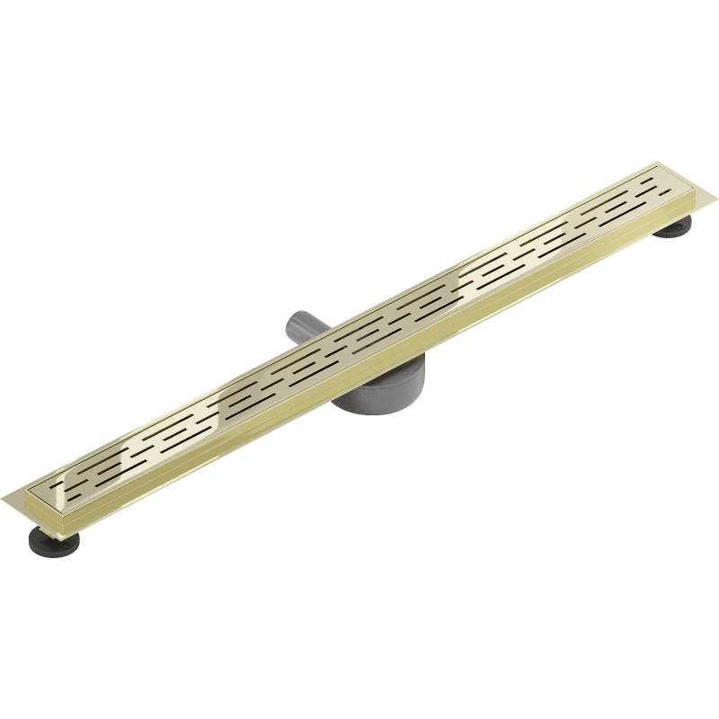 Mexen Flat 360° M01 scurgere liniară rotativă 80 cm, aurie - 1520080-40
