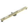Mexen Flat 360° M01 scurgere liniiră rotativă 80 cm, Auriu - 1520080-40
