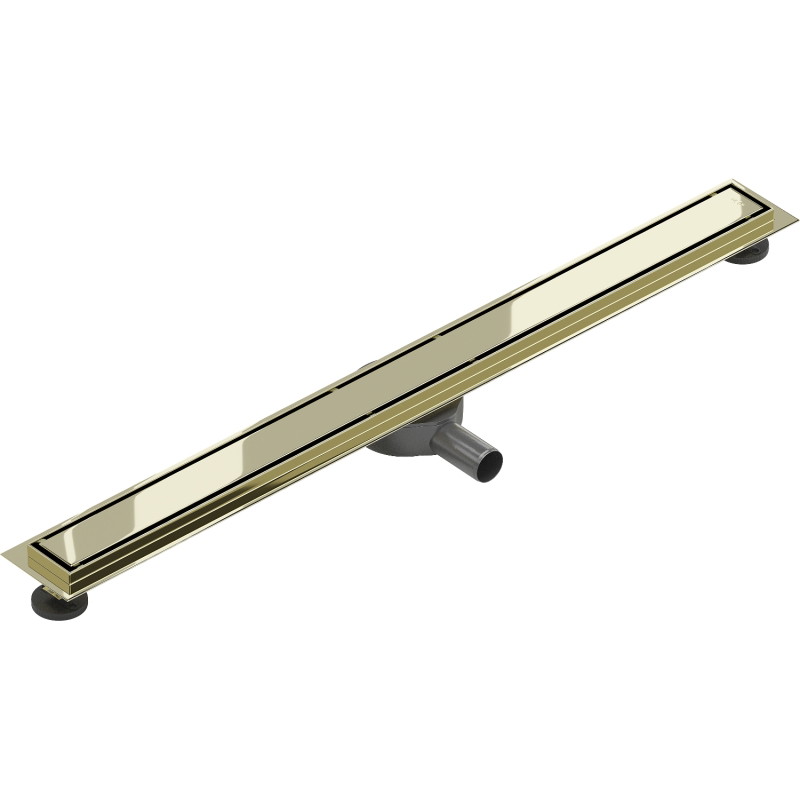 Mexen Flat 360° M13 scurgere liniară rotativă 2 în 1 100 cm, auriu - 1510100-40