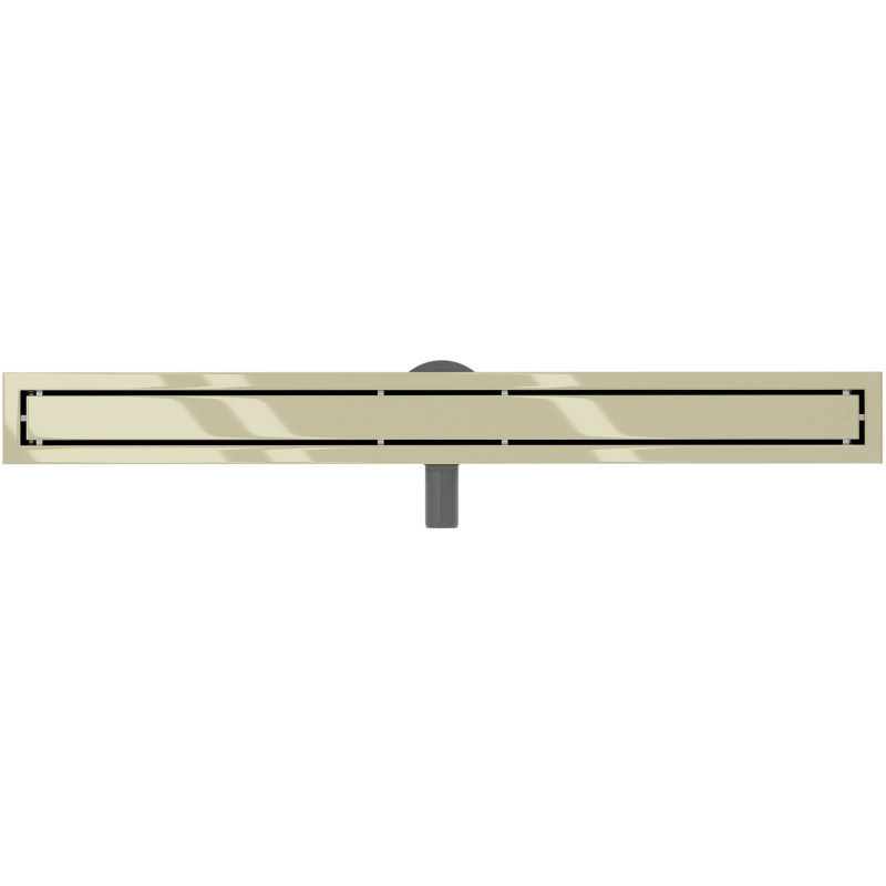 Mexen Flat 360° M13 scurgere liniară rotativă 2 în 1 100 cm, auriu - 1510100-40