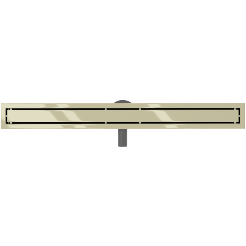 Mexen Flat 360° M13 sifon liniar rotativ 2în1 90 cm, auriu - 1510090-40