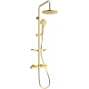 Mexen KT40 set de duș aplicat cu cap de duș și baterie termostatică, auriu - 771504093-50