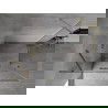 Mexen Mist H Duo cabină de duș basculantă 85 x 70 cm, transparentă, aurie - 8A5-085L-070P-50-00
