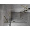 Mexen Mist-H Duo, balos balos kabiná bal 95 x 90 cm, áttetsző, arany - 8A5-095L-090P-50-00