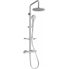 Mexen KT40 set de duș cu pară de tip ploaie și baterie termostatică, Grafit - 771504093-66