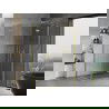 Cabină de duș pivotantă Mexen Mist H Duo 70 x 100 cm, transparent, auriu periat - 8A5-070L-100P-55-00