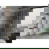 Mexen Mist H Duo cabină de duș batantă 70 x 115 cm, transparent, auriu periat - 8A5-070L-115P-55-00