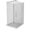 Mexen Rox-3S cabină de duș cu 3 pereți glisantă 90 x 90 cm, transparentă, crom - 8C2-090-090-01-00-3S