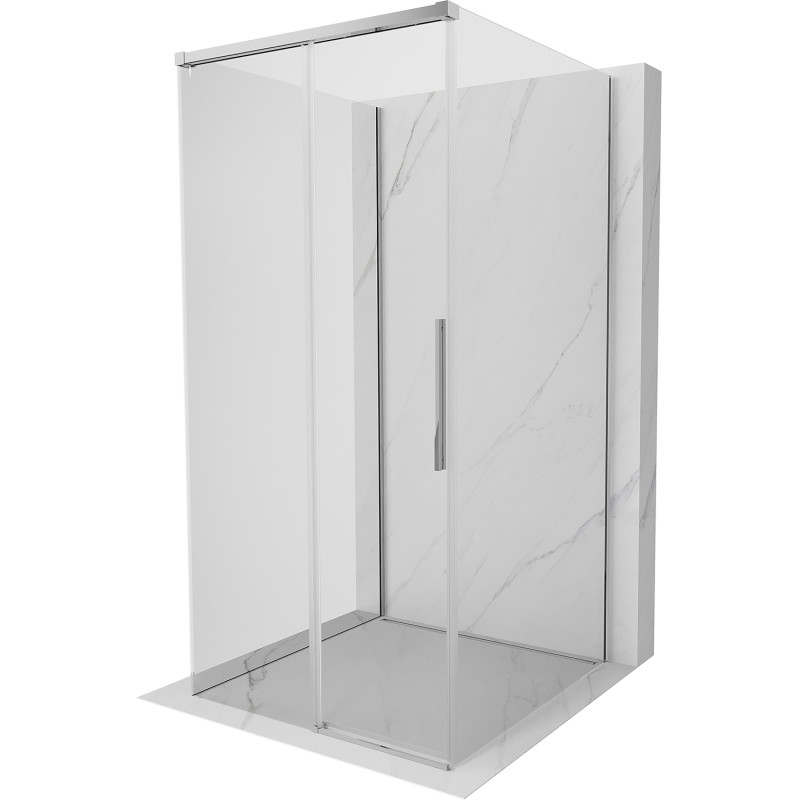 Mexen Rox-3S cabină de duș cu 3 pereți glisante 120 x 120 cm, transparentă, crom - 8C2-120-120-01-00-3S