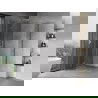 Mexen Mist H L Duo cabină de duș pivotantă 120 x 120 cm, transparent, crom - 8A5L-120L-120P-01-00