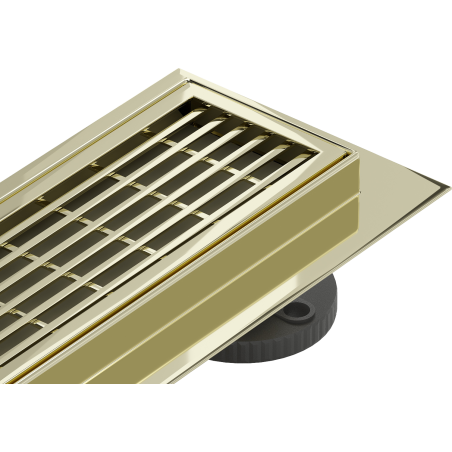 Mexen Flat 360° M33 scurgere liniară rotativă 50 cm, aurie - 1533050-40
