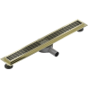 Mexen Flat 360° M33 scurgere liniară rotativă 50 cm, aurie - 1533050-40