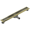 Mexen Flat 360° M33 scurgere liniiră rotativă 50 cm, Auriu - 1533050-40