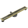 Mexen Flat 360° M33 scurgere liniară rotativă 50 cm, aurie - 1533050-40