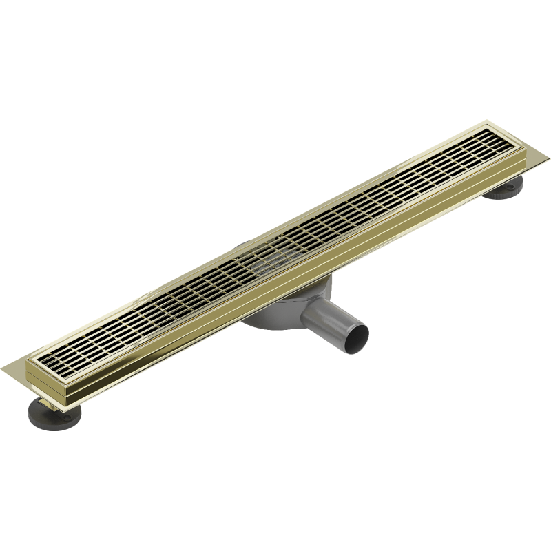 Mexen Flat 360° M33 scurgere liniară rotativă 70 cm, aurie - 1533070-40