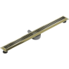 Mexen Flat 360° M33 scurgere liniară rotativă 80 cm, aurie - 1533080-40