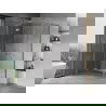 Mexen Mist H L Duo cabină de duș pivotantă 110 x 95 cm, transparentă, crom - 8A5L-110L-095P-01-00