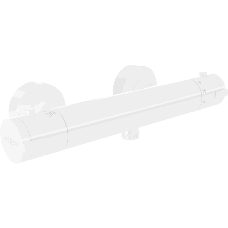 Mexen Kai baterie de duș termostatice, albă - 77100-20