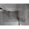 Mexen Mist H L Duo cabină de duș batantă 85 x 100 cm, transparentă, crom - 8A5L-085L-100P-01-00