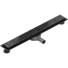 Mexen Flat 360° M01 scurgere liniiră rotativă 50 cm, Neagră - 1720050-40