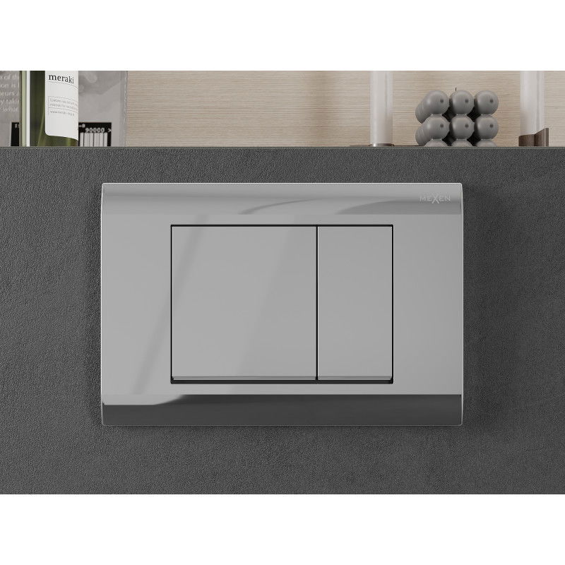 Mexen Fenix 01 öblítőgomb, fényes króm - 600101