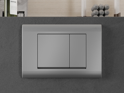 Mexen Fenix 01 öblítőgomb, matt króm - 600102