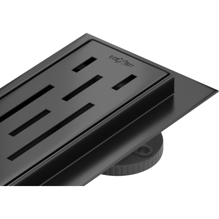 Mexen Flat 360° M01 forgatható 90 cm-es vonali lefolyó, fekete - 1720090-40