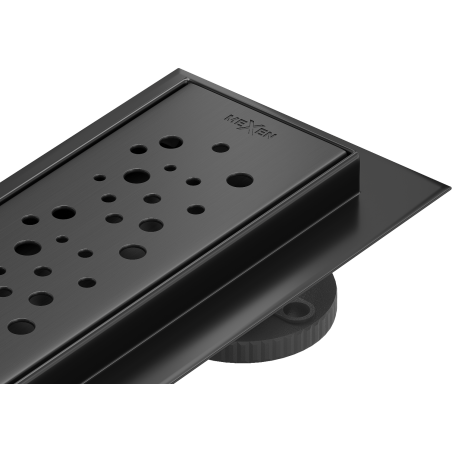 Mexen Flat 360° M12 scurgere liniiră rotativă 50 cm, Neagră - 1721050-40