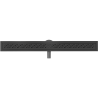 Mexen Flat 360° M12 scurgere liniiră rotativă 80 cm, Neagră - 1721080-40